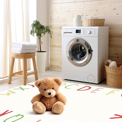 Miniatura 6 de SHIPKEY Alfombras para sala de estar, de 4 x 6 pies, alfombra moderna grande para niños (47.2 x 70.9 in)