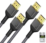 Maxonar 10K 8K HDMI eARC/ARC Cable 2.1 Certified 3.3ft Ultra High Speed HDMI® Cable 48Gbps, 8K@60Hz 4K@120Hz 144Hz, Dolby Atmos Vision, HDCP 2.3, HDR10+ for PS5 Xbox Soundbar Apple TV Roku Monitor