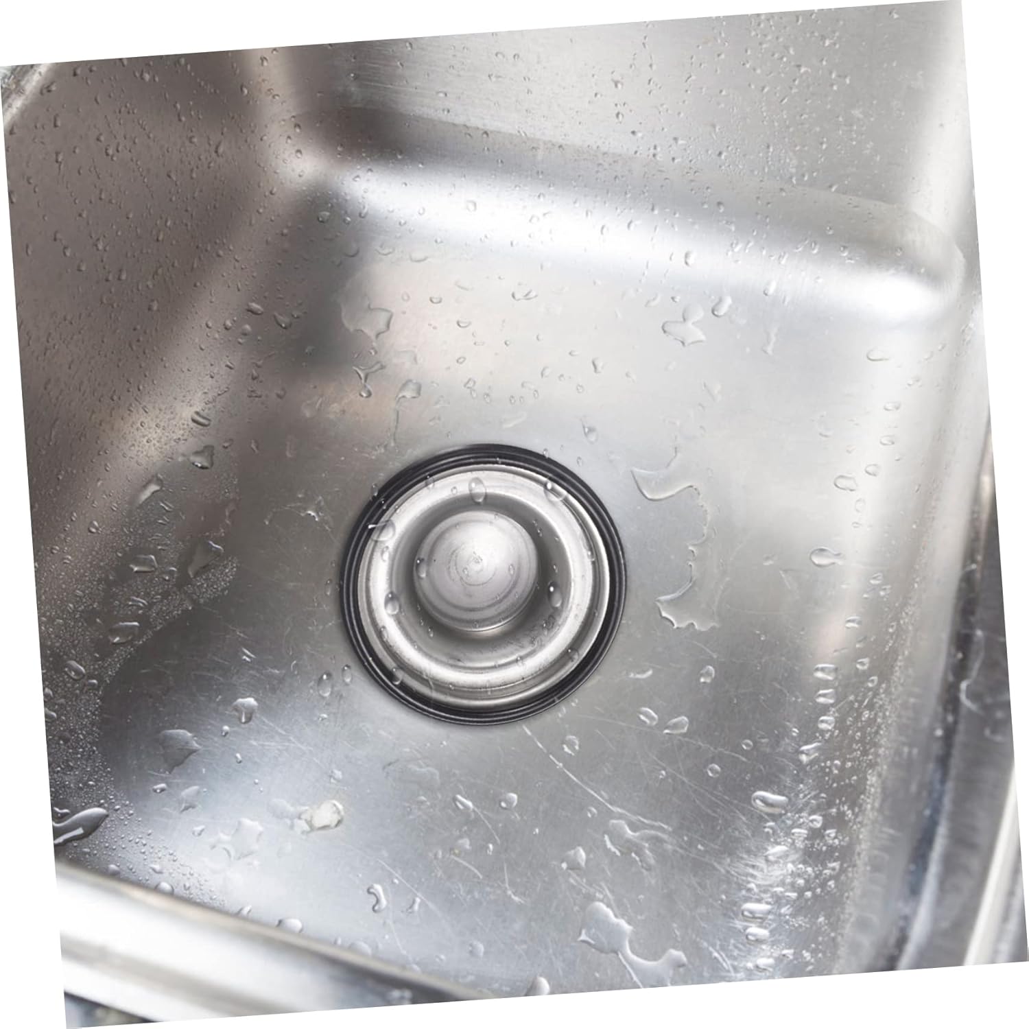 Housoutil 2pcs Sink Garbage Disposal Flange and Stopper Gasket for Kitchen Sinks Easy to Install Prevents Clogs and Keeps Kitchen Clean