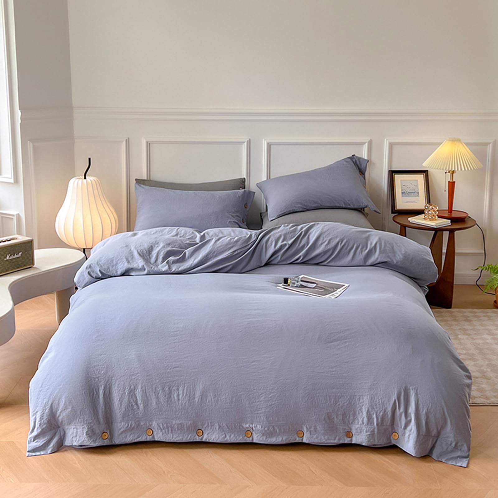 Housse de couette en coton respirant pour des nuits fraîches en été