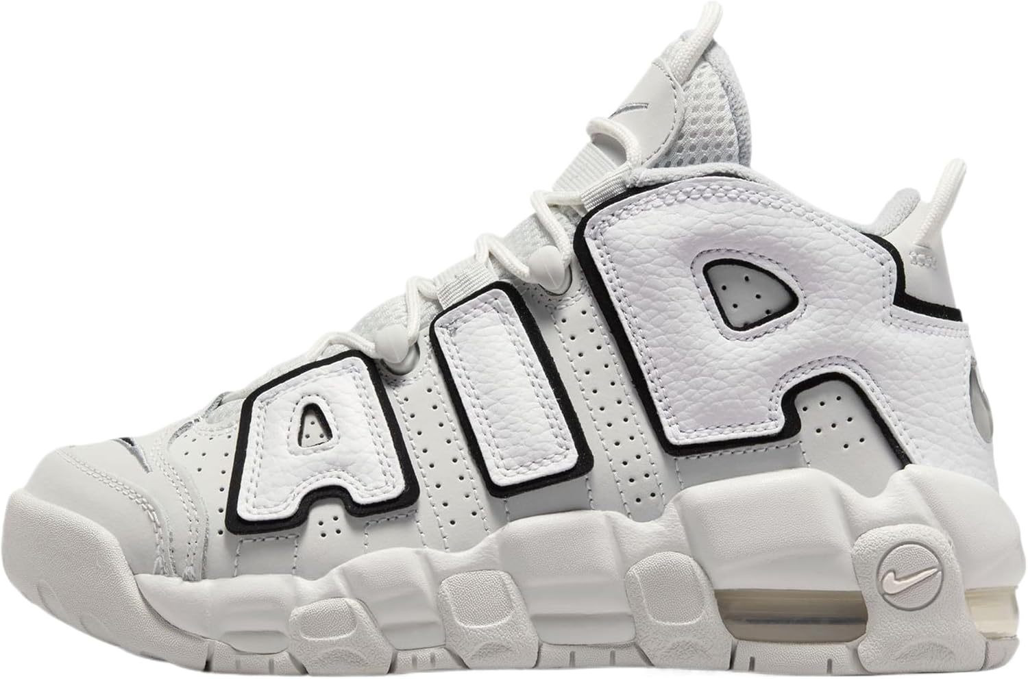 NIKE Air More Uptempo Big Kids' Shoes Grade School FD0022-001 (PH), Size 4