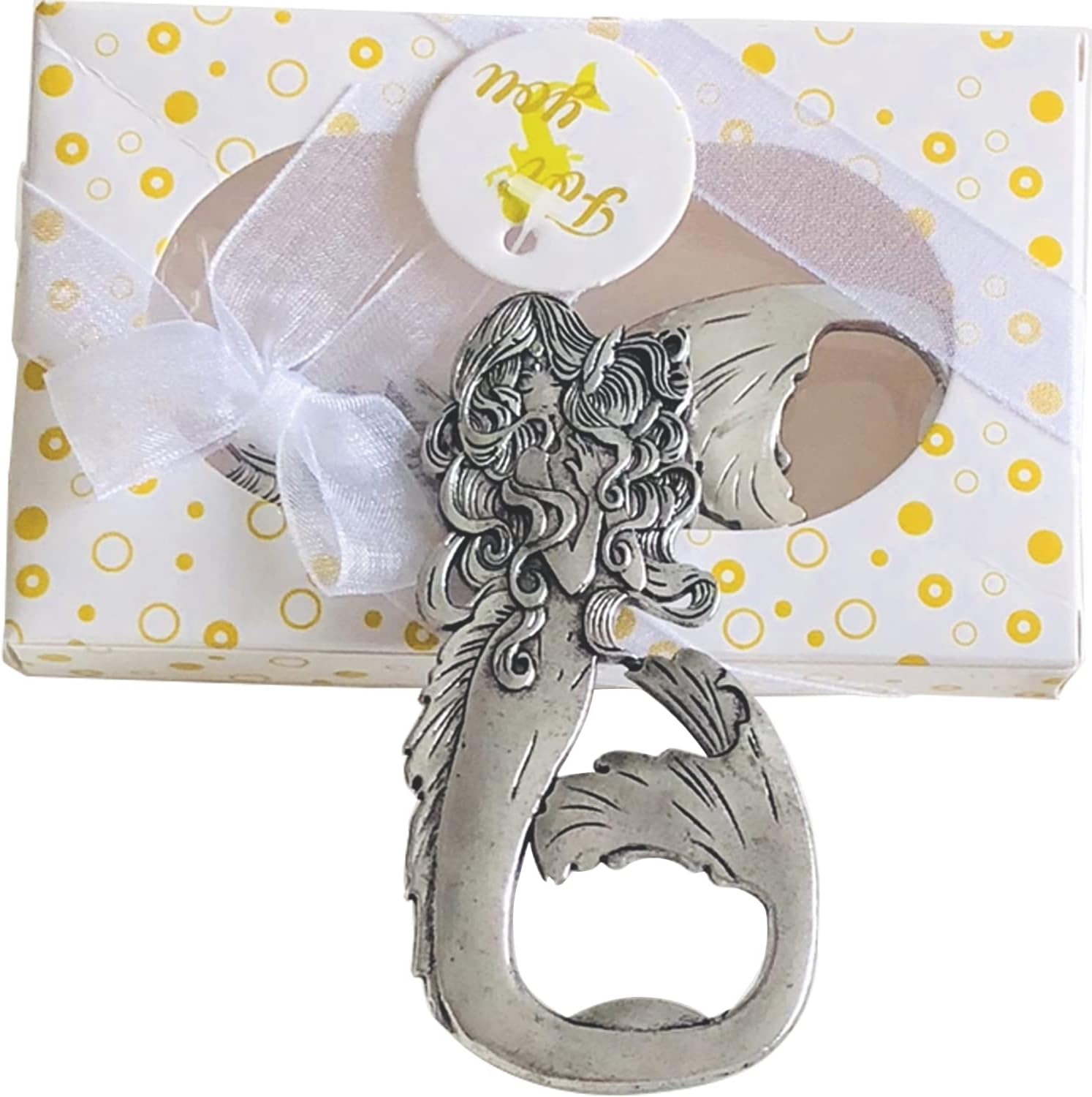 Party Decor&crafts 24PCS Mermaid Bottle Opener Mermaid Baby Shower Decorations Mermaid Beer Beach keepsake Opener Birthday Anniversary Wedding Souvenirs for Guests Gifts (Style M, 24)