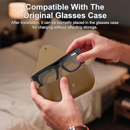 Miniatura 7 de 12 calcomanías de bloqueo de luz LED compatibles con Ray-Ban Meta WayfarerSkylerHeadliner y Oakley Meta HSTN accesorios para lentes inteligentes,