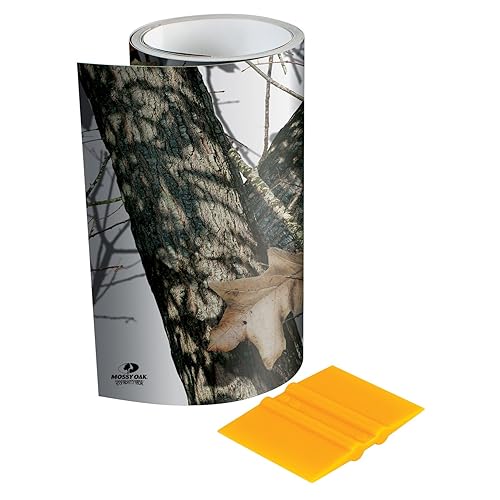 Mossy Oak 14003-7-WR Graphics - Rollo de cinta de camuflaje de invierno de 6 x 7 pies, vinilo de camuflaje con acabado mate, ideal para cubrir