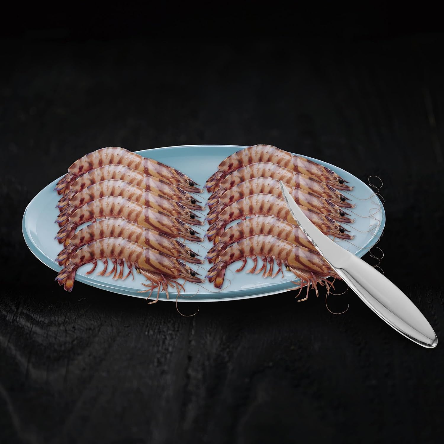 Shrimp Stainless Steel Peeler and Deveiner Tool for Cleaning image 5