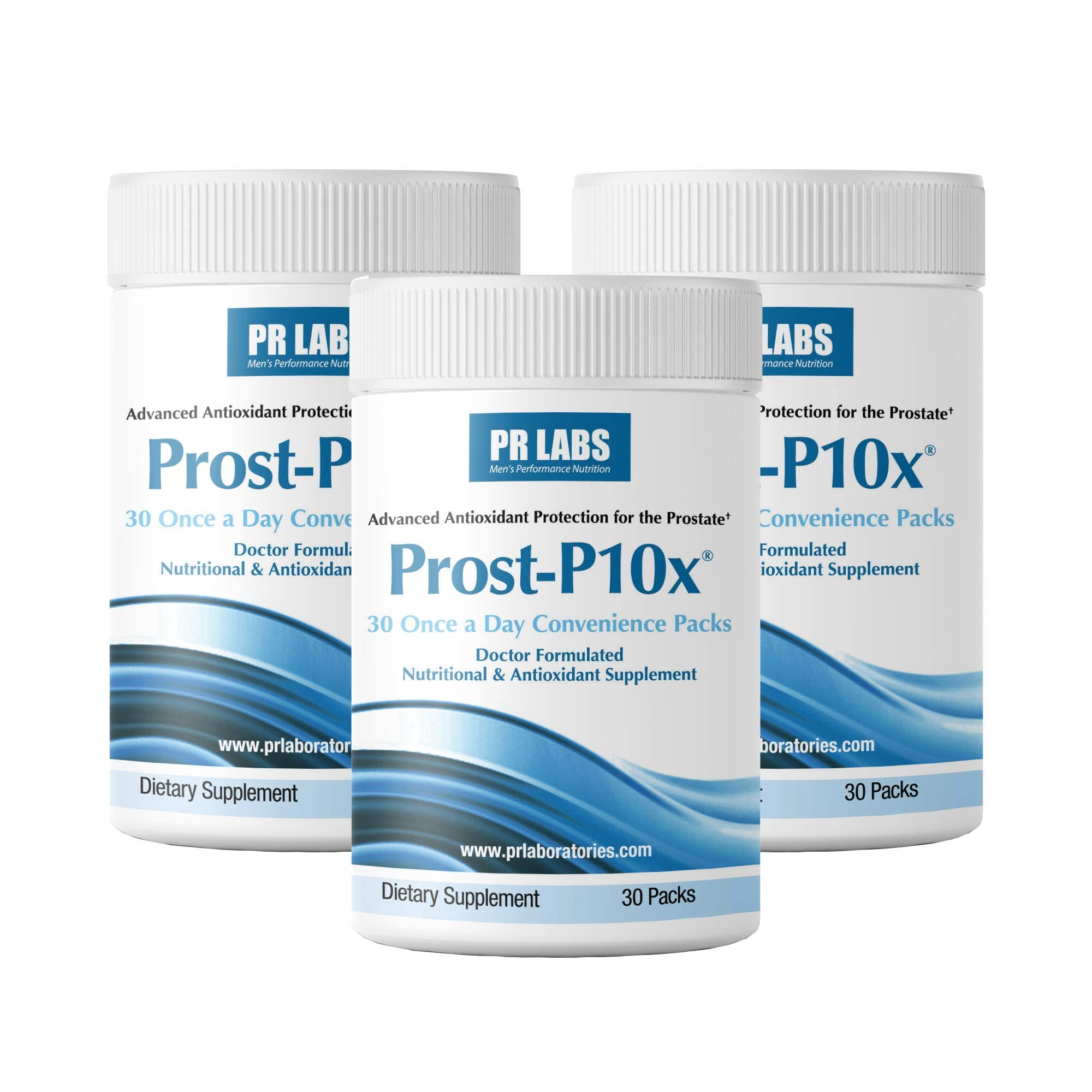 3 Pack Performance Labs Prostate Support Natural Supplements, 3 Month Supply