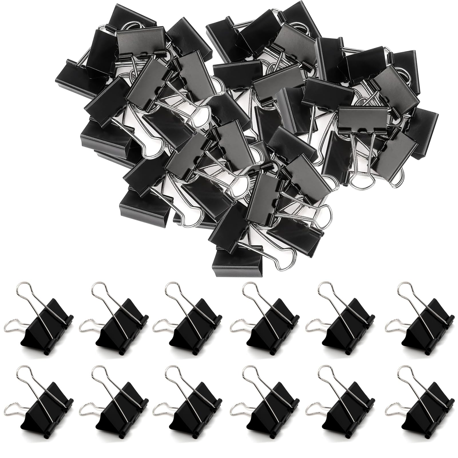Snapklik.com : Small Binder Clips 1 Inch