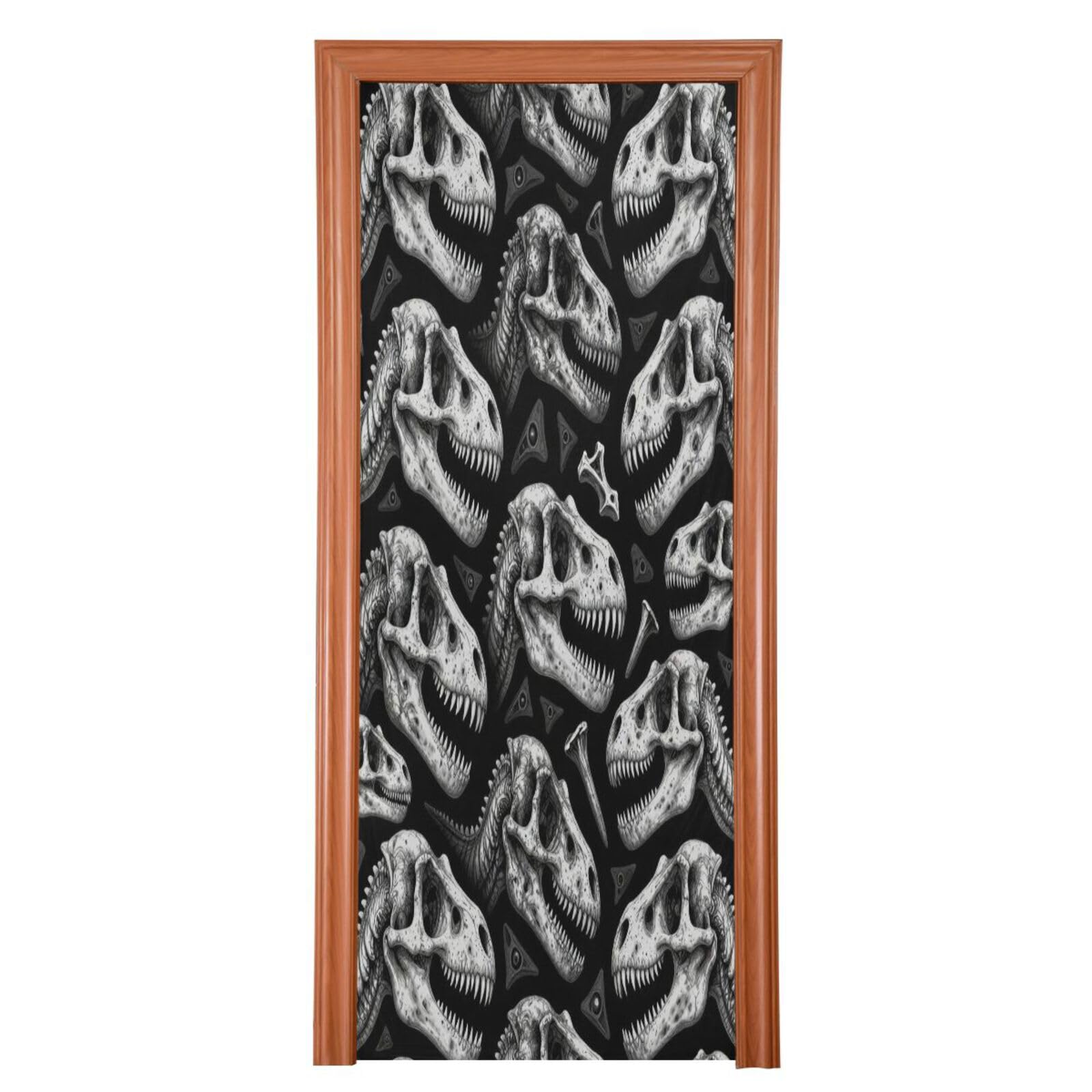 FRODOTGV Dinozaur pozostaje domowa nakładka na drzwi szafy 81 x 200 cm