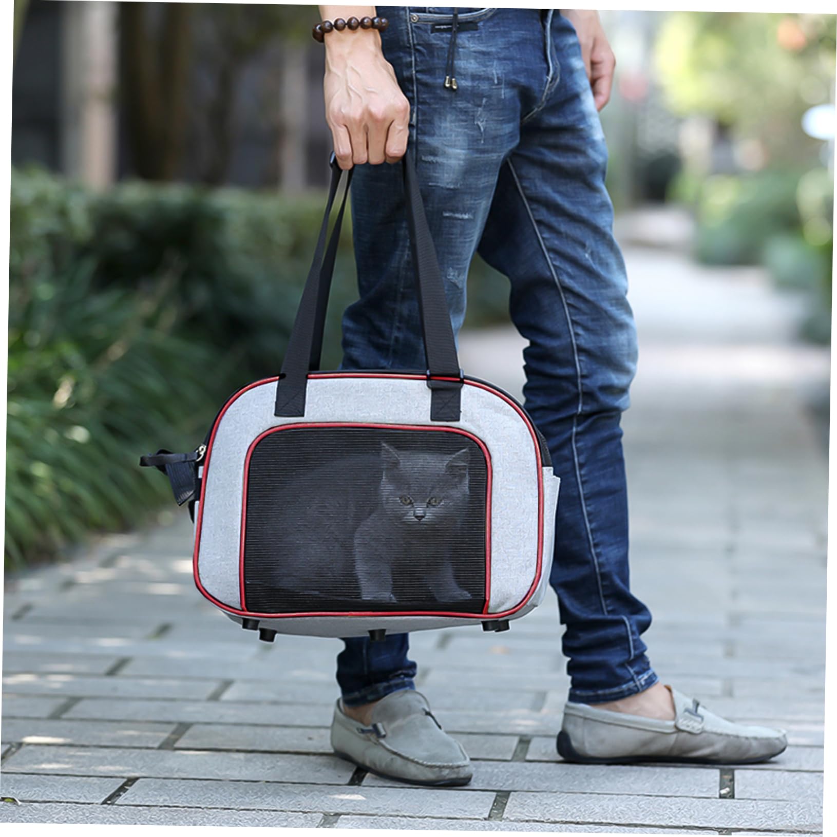 Toddmomy Pet Bag Cat Tote Bag for Dog Portable Pet Handbag Durable Fabric Lightweight