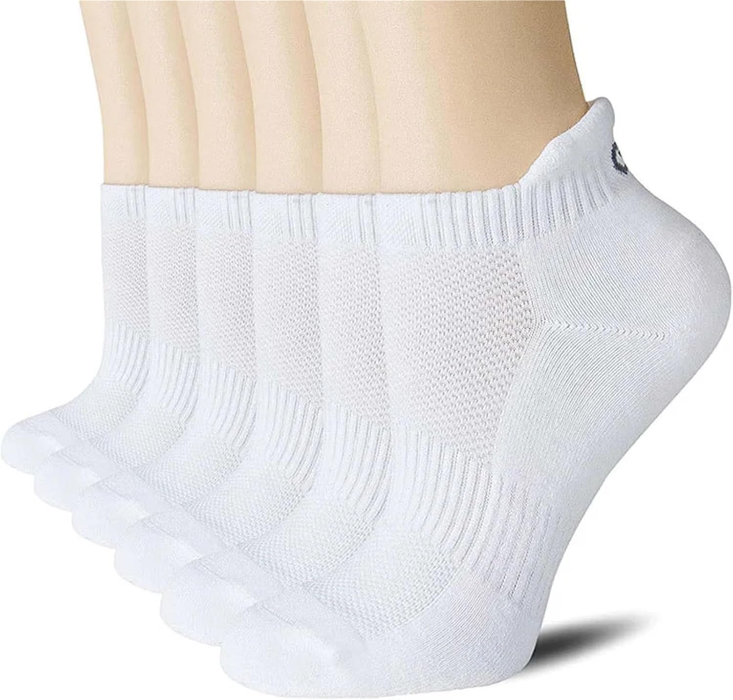 Crew Socks for Women 6 Pairs Combed Cotton Socks For Sports Men's And Women's Running Factory Solid Color