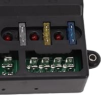 Vista 7 de TOPINCN Módulo de interfaz del motor 258 9754 ABS Controlador de generador multifuncional 5.787 in Distancia del orificio de montaje Módulo