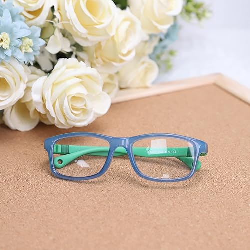 Miniatura 6 de Gafas para niños, marco flexible flexible flexible de una sola pieza, gafas seguras para niñas y niños