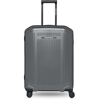 Smartbox Hard Shell Check-in Suitcase Medium Trolley 49 x 29 x 66 cm Made of High-Quality Robust Polypropylene Material 4 Double Wheels & TSA Lock Lightweight 4 kg Edition 02