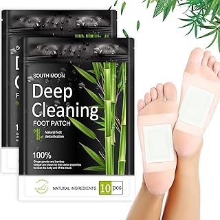 Detox Foot Patches 20 Pcs Detox Foot Pads,Foot Detox Pads to Remove Toxins Deep Cleansing,100% Natural,for Stress Relief,Sleep Aid, Enhance Blood Circulation