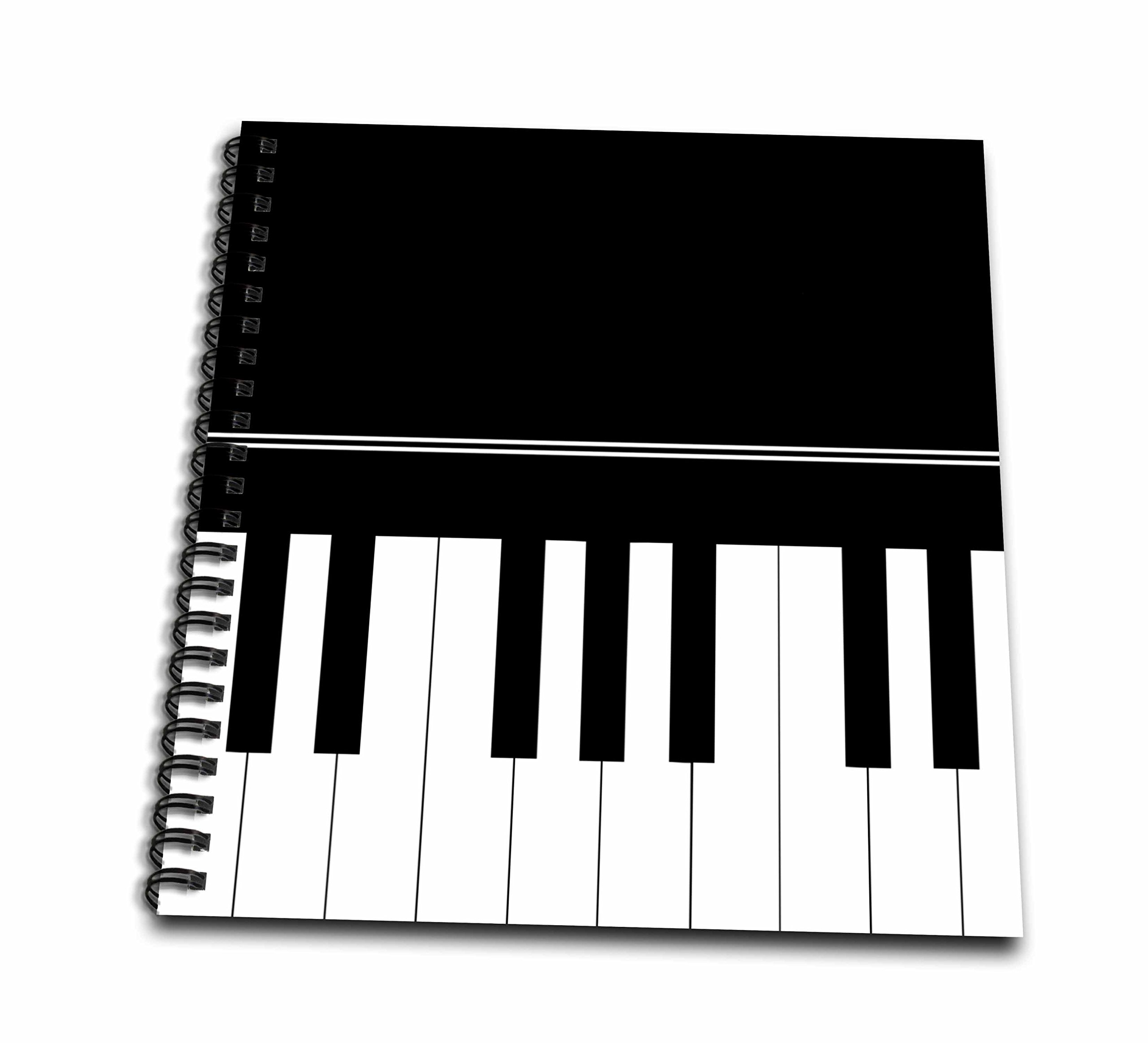 Inspirationzstore müzik Art Tasarım – piyano siyah ve beyaz