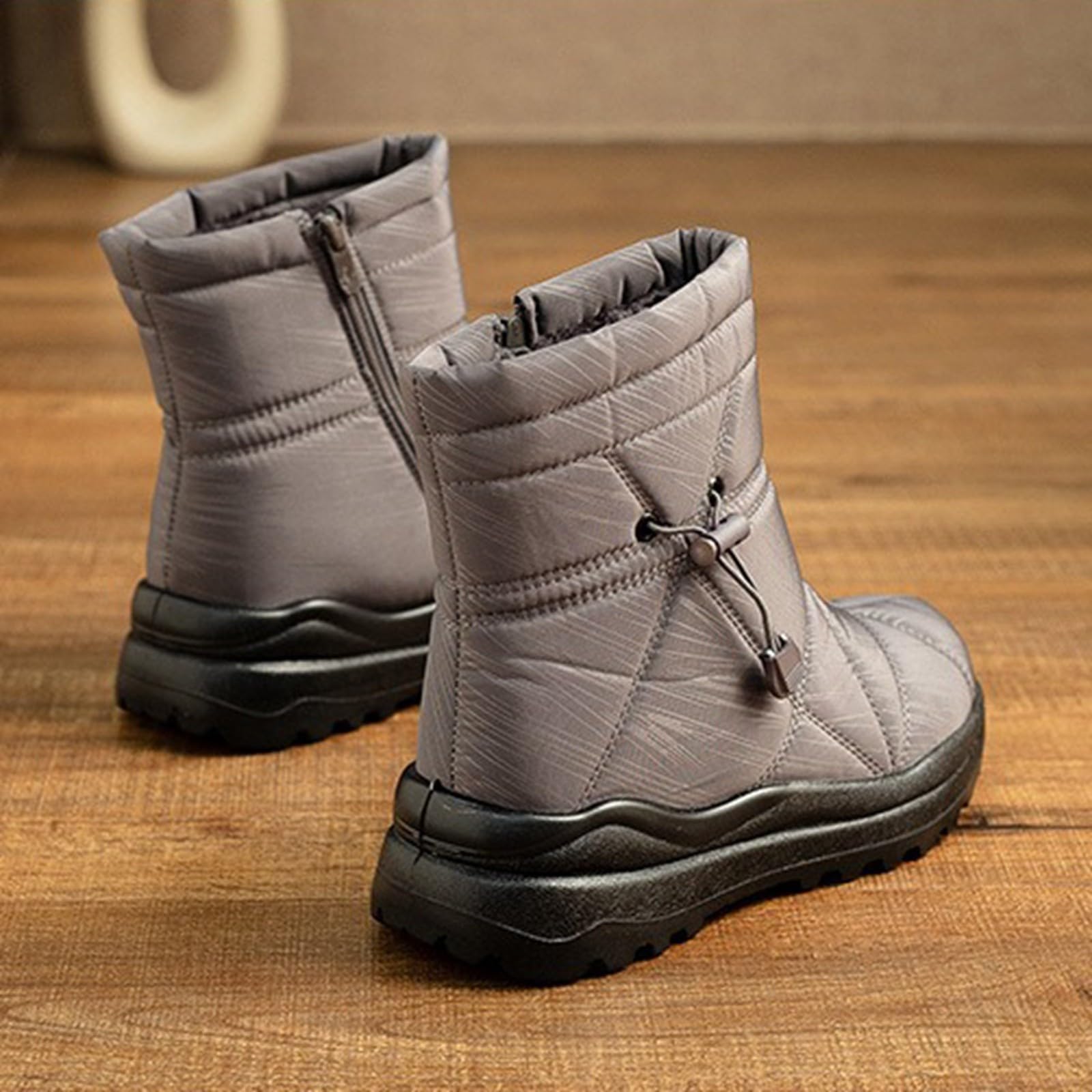 Stivali da Neve 2026 Invernali Donna, Antiscivolo, Isolati, A Metà Polpaccio, con Tacco Piatto, Casual, Comodi, Caldi, Stivaletti Per Il Freddo Donna Doposci Uomo