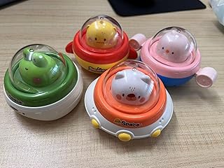 Adeerus Set of 4 Space Car Toys for Toddlers 1-3, Baby Toy Cars for 1 2 3 Year Old Girl & Boy First Christmas Birthday Gift Preschool Toys Infant Car for Kids 18 Months