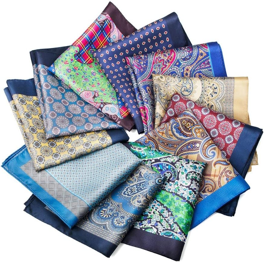 Chest Scarf Formal Small Square Printed Handkerchief Towel Men's Square Suit Pocket Towel