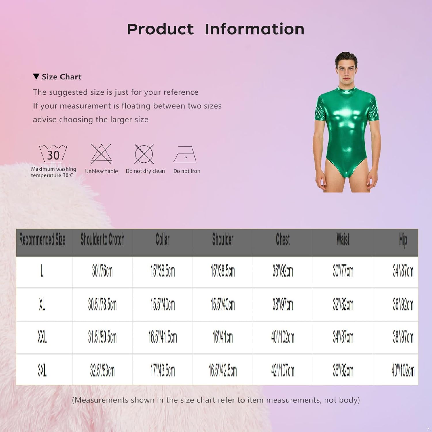 FEESHOW Metallic Shiny Bodysuit for Men Short Sleeve Mock Neck Bodycon Leotard Nightclub Jazz Dance