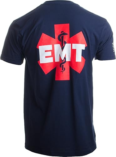 Miniatura 2 de EMT AEMT Star Life Camiseta de emergencia para ambulancia médica paramédica para hombres y mujeres