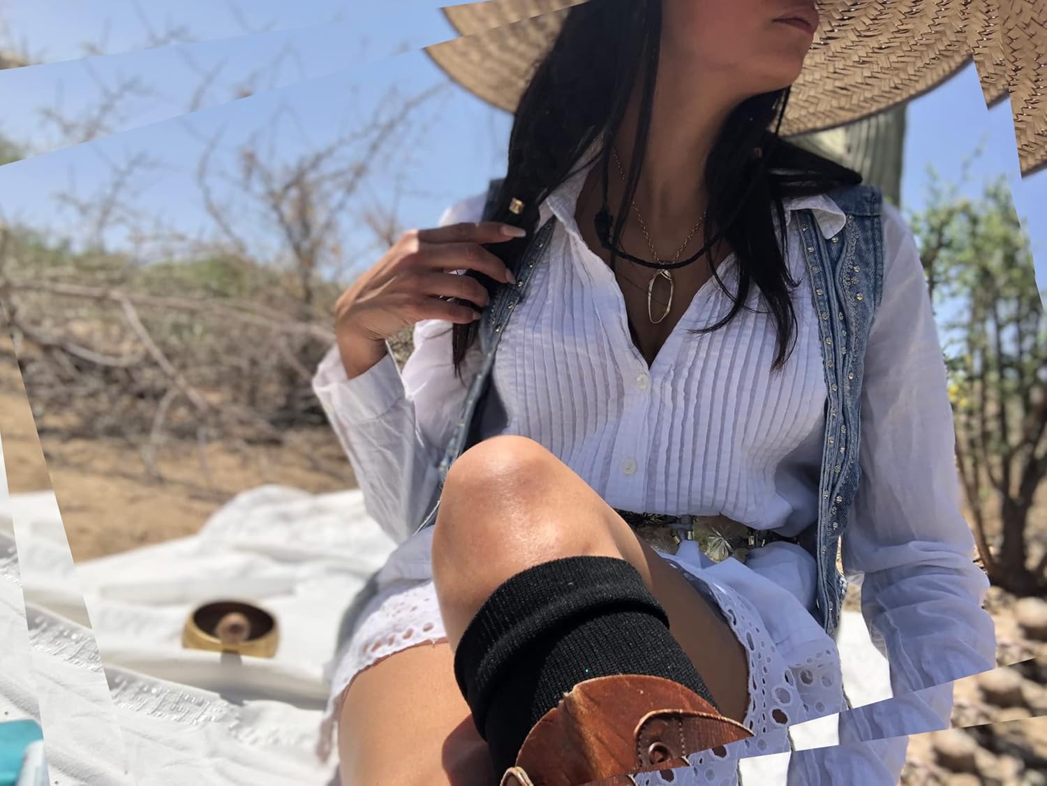 Tektite Libyan Desert Glass Necklace Pendant 14K Gold Filled Genuine Ancient Fragment Eastern Libya 3LGG