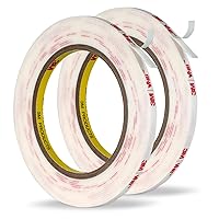 Vista 24 de Cinta de doble cara 3M VHB de 1/2''x4.67m, 0.043in de espesor, 4950, cinta de montaje resistente, cinta adhesiva para pared para colgar, cinta