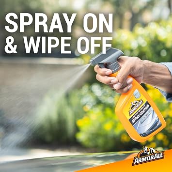 Armor All Ultra Shield + Ceramic Spray Coating Spray 500ml, Triple Action Ceramic Coating Formula for a Clean and Shiny Car, Water Beading and Dirt Repelling Technology to Prevent Stains