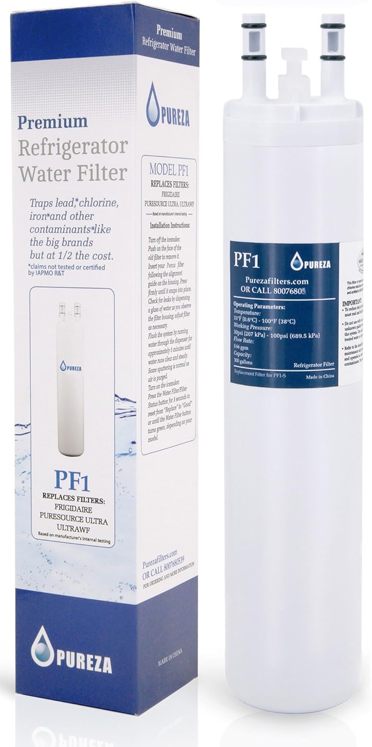 Pureza Water Filter Compatible Cartridge for ULTRAWF Frigidaire