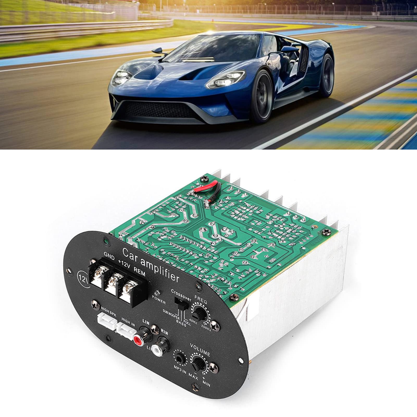 Car Audio Amplifier Board 120W 12V Pure Full Tone Bass Subwoofer Core Auto Stereo Speaker Amp Accessori Auto Modifica Veicolo