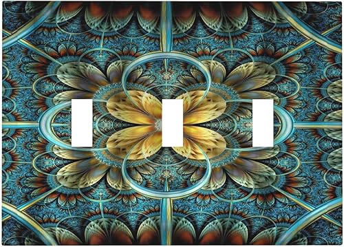 Miniatura 11 de Interruptor de Luz Cove Silla de Playa Paisaje Marino Océano Azul Placa de Pared de 3 Posiciones Placa de Interruptor de Luz Triple Palanca Costera