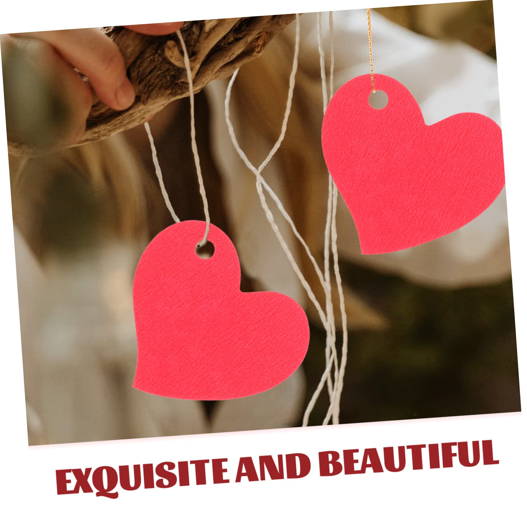 SOLUSTRE 250pezzi Etichette Kraft Per Matrimoni e Bigliettini Decorativi Romantici Per Compleanni e Speciali
