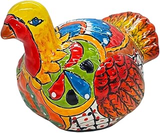 Turkey Large Hand Painted Indoor Outdoor Multi Colored Figure Glazed