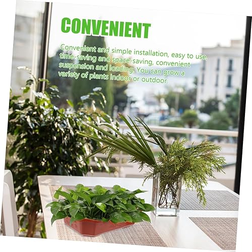 Miniatura 2 de Sosoport 20 unids plantas al aire libre plástico taza maceta pequeña banyan árbol tiestos para plantas exterior orquídea al aire libre macetas