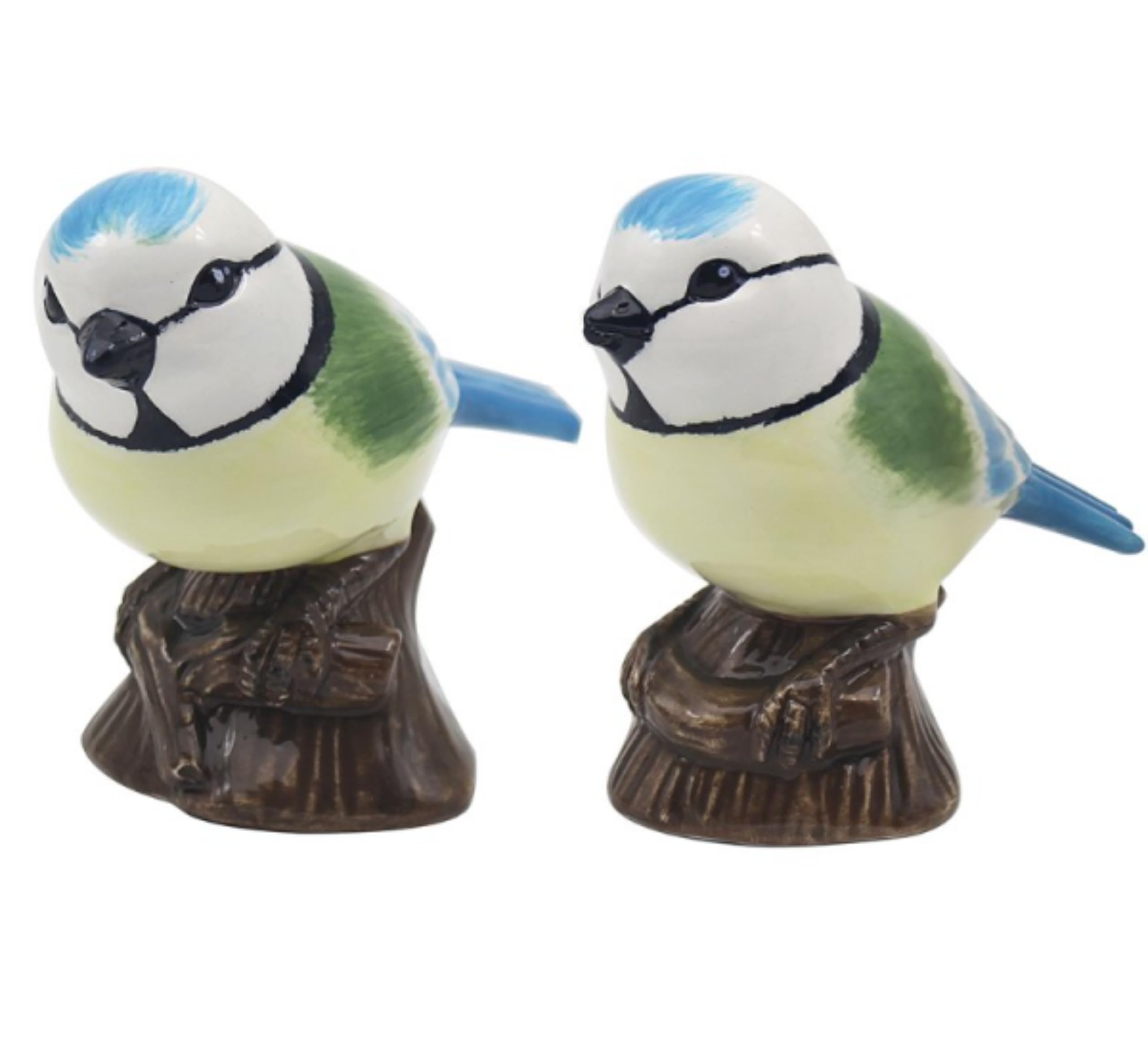 Lesser & Pavey Salt & Pepper Set for All Types of Kitchen | Ceramic Salt & Pepper Shaker Set | Lovely Salt & Pepper Pots | Salt Shaker & Pepper Shaker Suitable for Home (Bluetits)