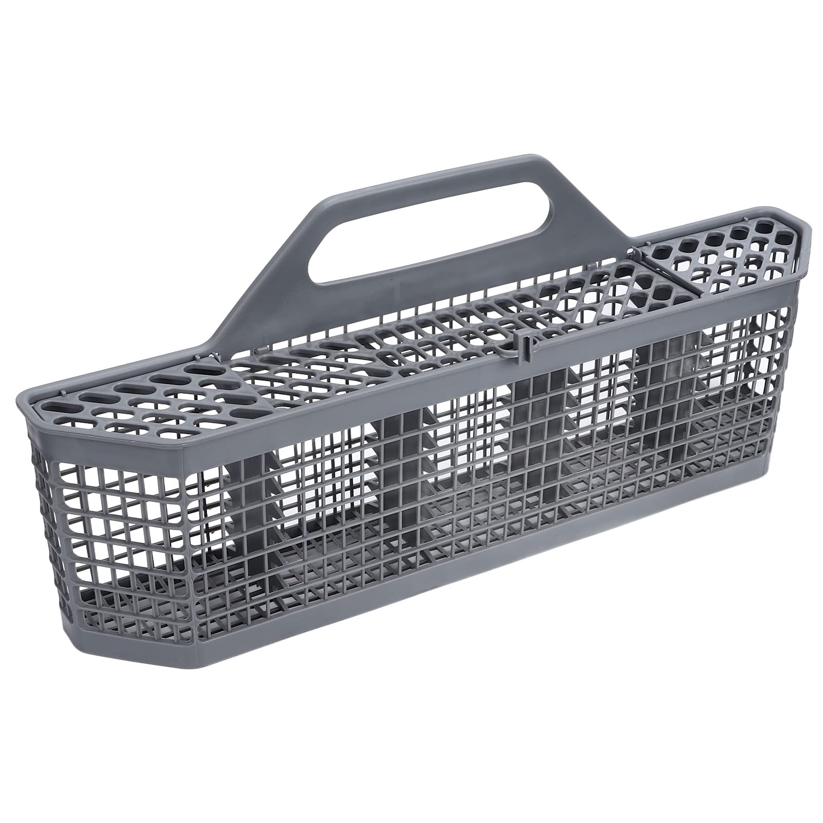 Fydun Cesta de almacenamiento para lavavajillas, cesta de cubiertos de plástico, cesta de cubiertos de repuesto universal para GE WD28X10128
