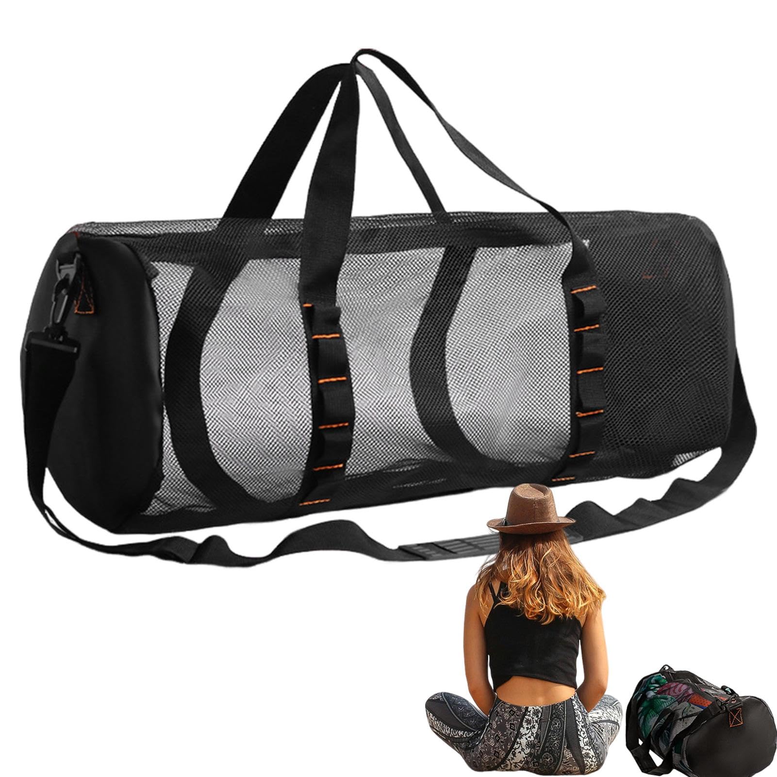 Sac d'Équipement de Plongée pour Voyage - Maille avec Tuba, Cylindre Pliable