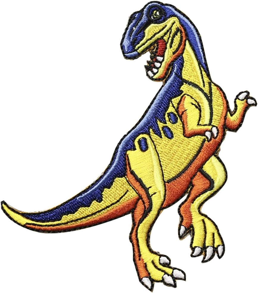 HUIXUN Dinosaur Cloth Patches Badge Mend Decorate Patch Jeans Jackets Bag Clothes Apparel Iron On Decoration Applique 1 Piece