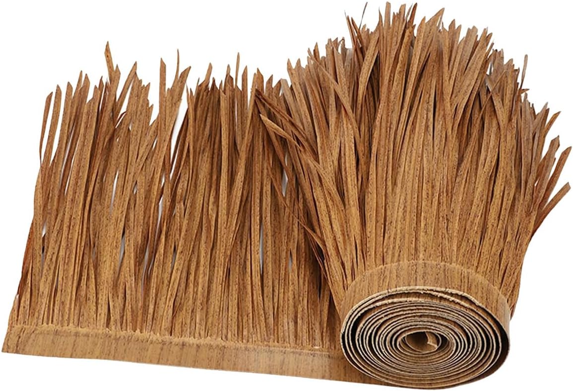 Artificial Palm Thatch 20x40 Inch Artificial Palm Thatch Roof Rolls Straw Roof for Garden Patio Umbrella Fence Party Decoration,C