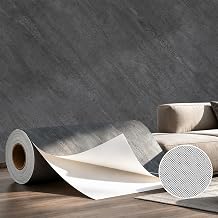 Concrete Wallpaper Gray Contact Paper Peel and Stick for Dry Textured Wall