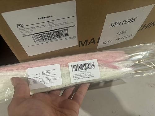 Miniatura 9 de Serwalin Pampa Grass Pink de 177 pulgadas 6 piezas hierba de pampa artificial decoración de hierba de pompas rosa decoración de habitación de hierba