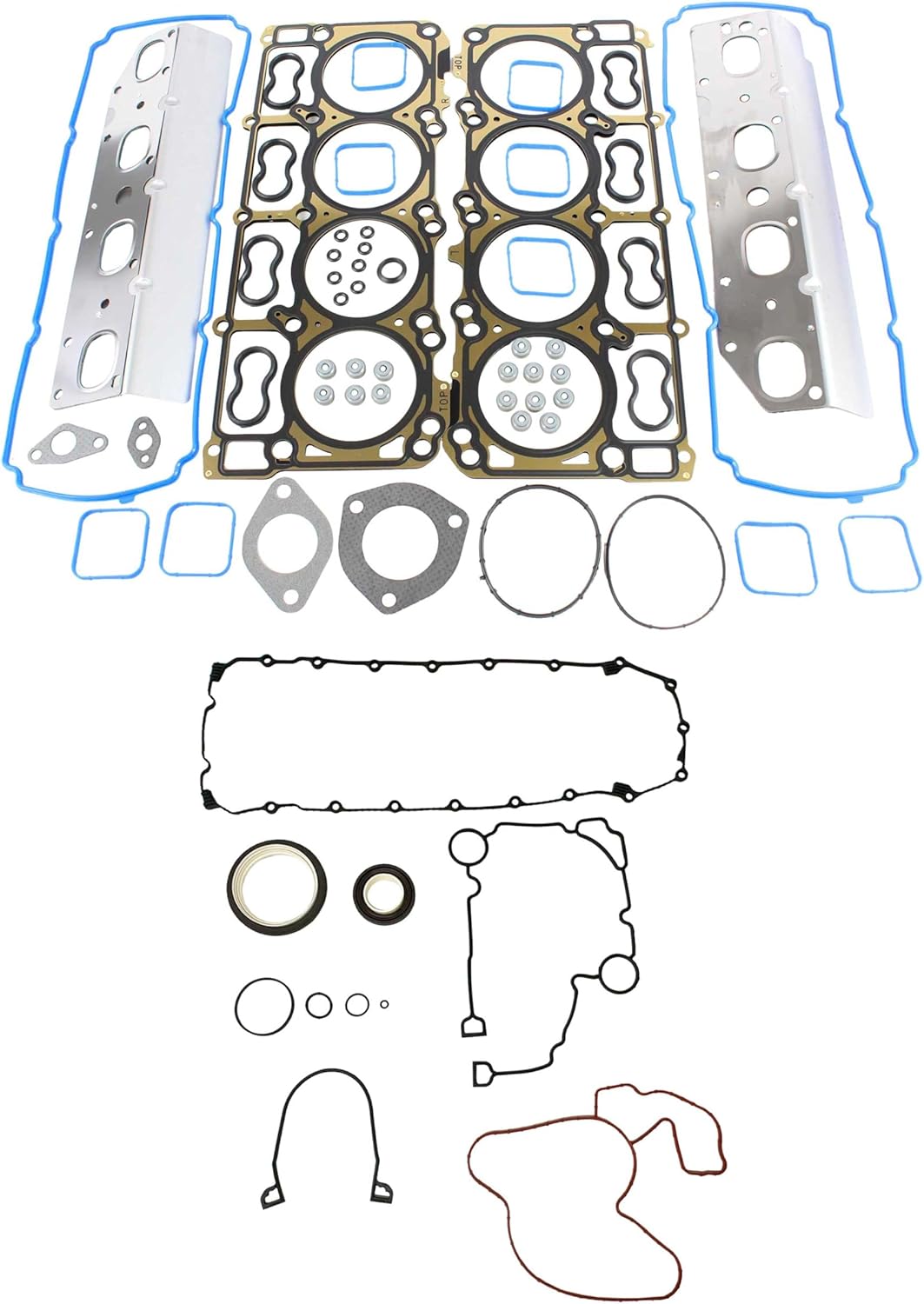 DNJ FGK11632 Full Gasket Set for 2011-2015 Dodge Jeep Durango Grand Cherokee 5.7L V8 16V OHV 345cid
