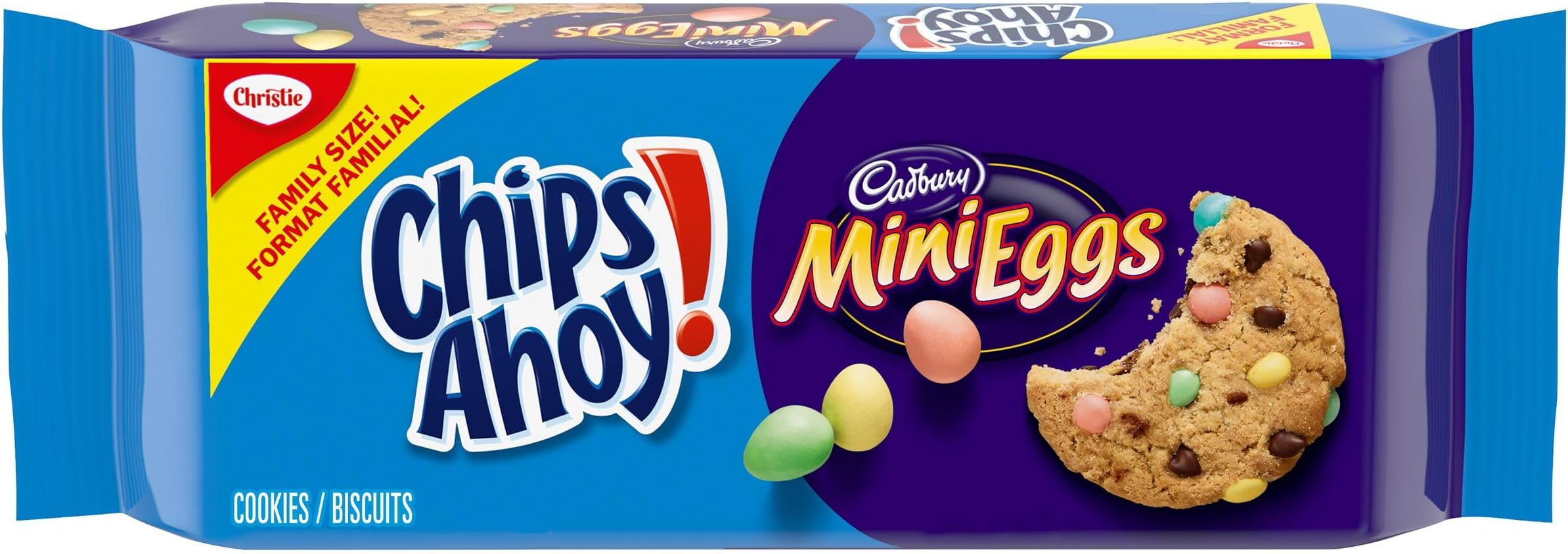 Chips Ahoy!Cadbury Mini Eggs Chocolate Chip Cookies, 460g/16.2oz., {Imported from Canada}