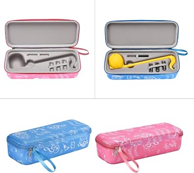 Adorable Otamatone Electronic Storage Bag Musical Instrument Container Storage Holder Protective Box Travel Storage Closure Lightweight Carrying Storage Case Print