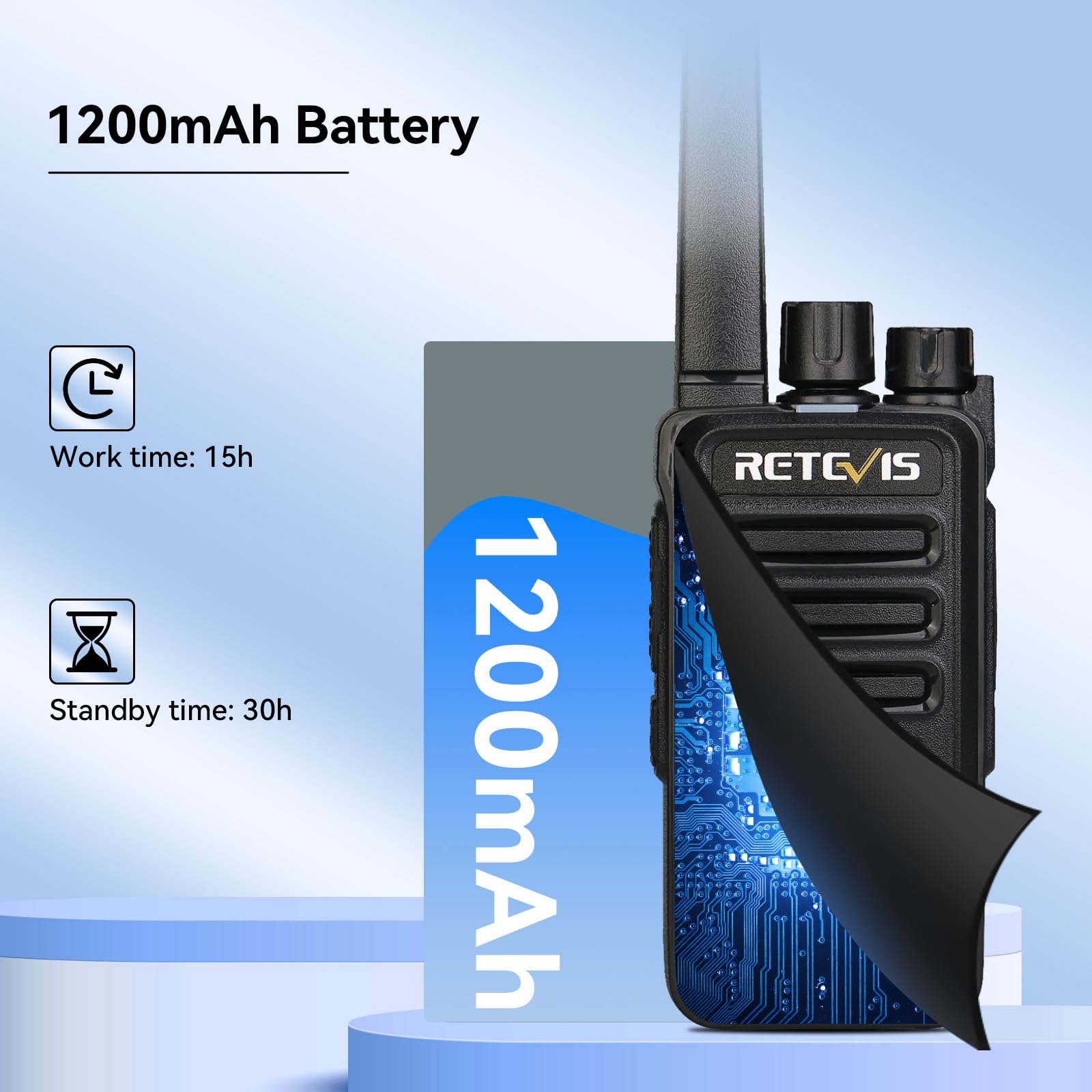 Retevis RT668 Talkie Walkies, Talkie-Walkie Professionnel pour Chargeur 10 en 1, Charge Efficace, Fentes Amovibles,Robuste, Talkie Walkie Longue Portée pour Fabricant,Entrepôt(Noir, 10 Pièces)