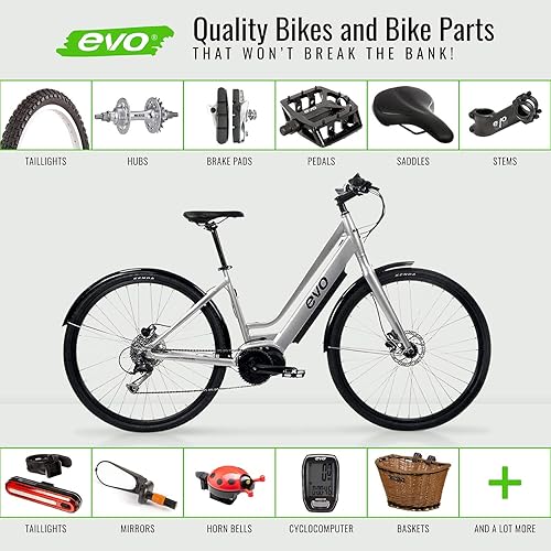 Miniatura 9 de evo Soporte de bicicleta - Soporte de eje de acero para bicicletas de 20"