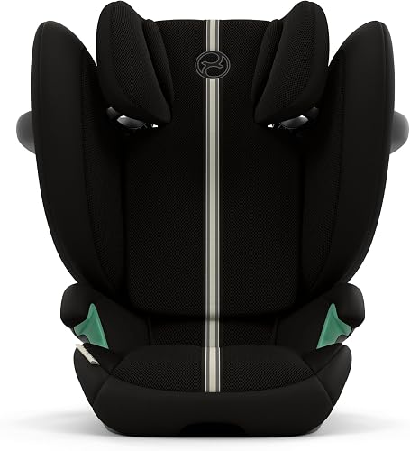 CYBEX Gold child car seat Solution G2 Plus, For ages 3 months to 12 year olds (100 - 150 cm), Max. 50 kg, For cars with and without ISOFIX, Moon Black (Black) - 2