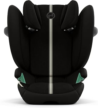 CYBEX Gold child car seat Solution G2 Plus, For ages 3 months to 12 year olds (100 - 150 cm), Max. 50 kg, For cars with and without ISOFIX, Moon Black (Black)