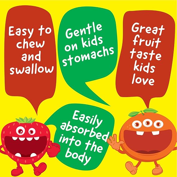 VitaWorks Kids Melatonin 1 mg Chewable Tablets, Vegan, Kosher, 120 Count