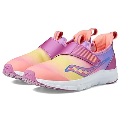 Saucony Kids Breeze Sport Slip On Sneaker (Little Kid/Big Kid) Kids Shoes Pink/Coral