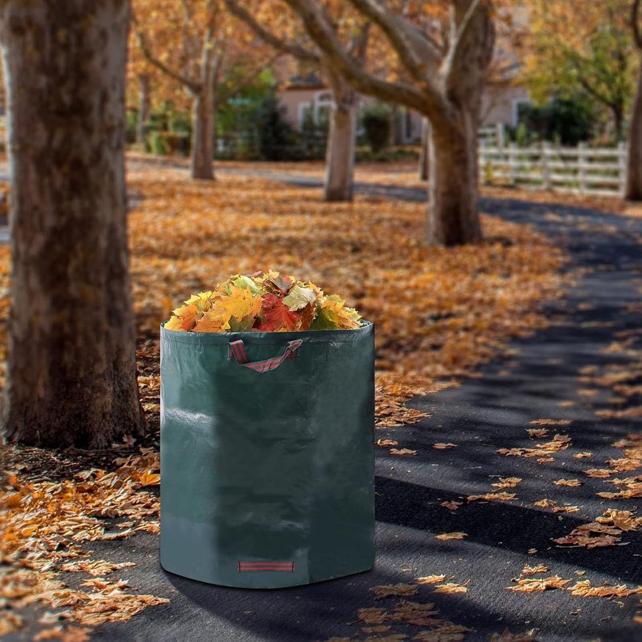 Reusable Leaf Bags With Handles, Water Proof Leaf Collection Bags, Collapsible Yard Waste Containers, Leaf Collector Bag For Yard, Garden, Lawn Loading Leaves(67x76cm)